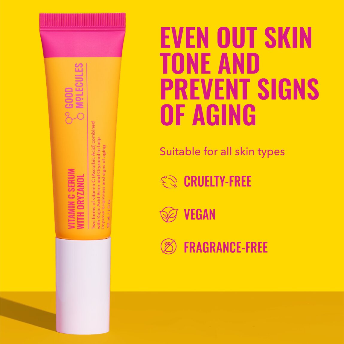 Good Molecules Vitamin C Serum with Oryzanol 30ml alternative view 2.