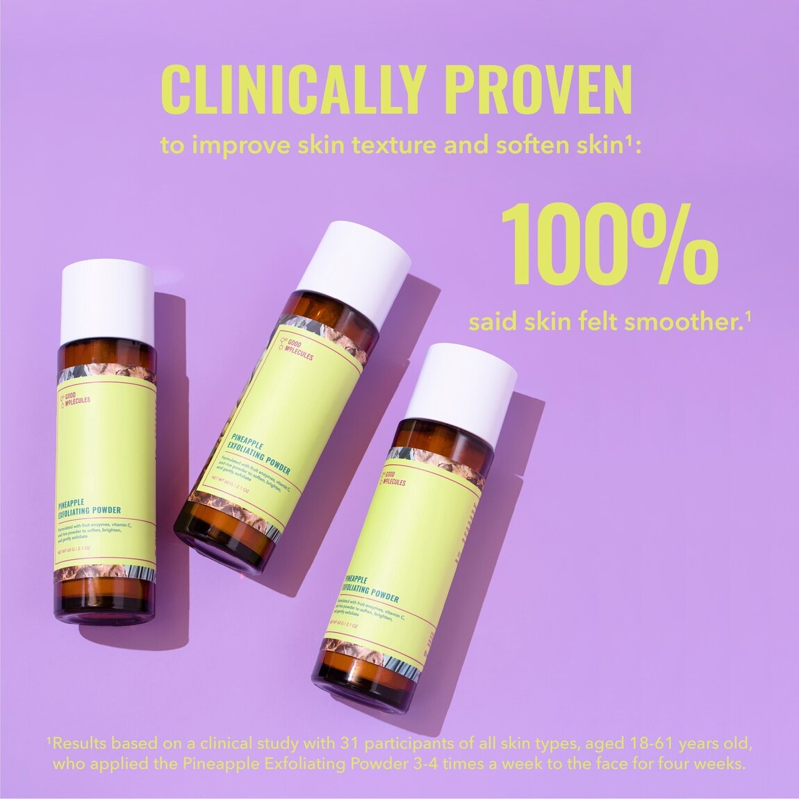 Good Molecules Pineapple Exfoliating Powder 60g alternative view 3.